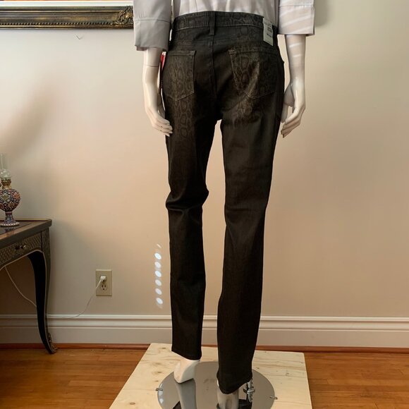 David Kahn Women’s NWT Power Stretch Nikki Pencil Leg Zip Closure Jeans Pants - Picture 9 of 10